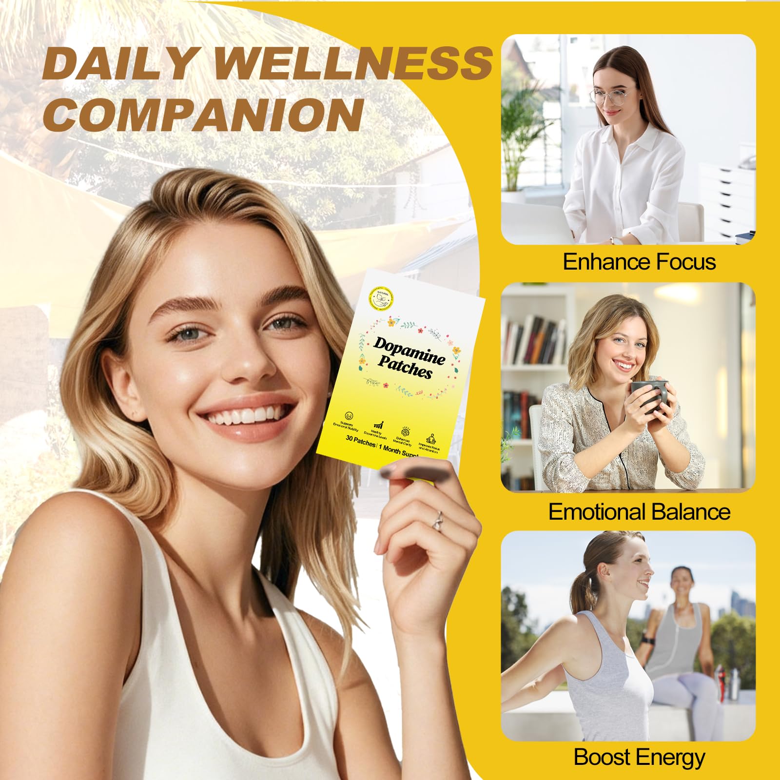 ROBAUN Dopamine Patches 30 count box
