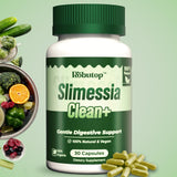 Robutop Slimessia Clean+ Vegan Organic Herbal Supplement Capsules side view