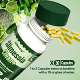 Robutop Slimessia Clean+ Vegan Organic Herbal Supplement Capsules with a measuring spoon