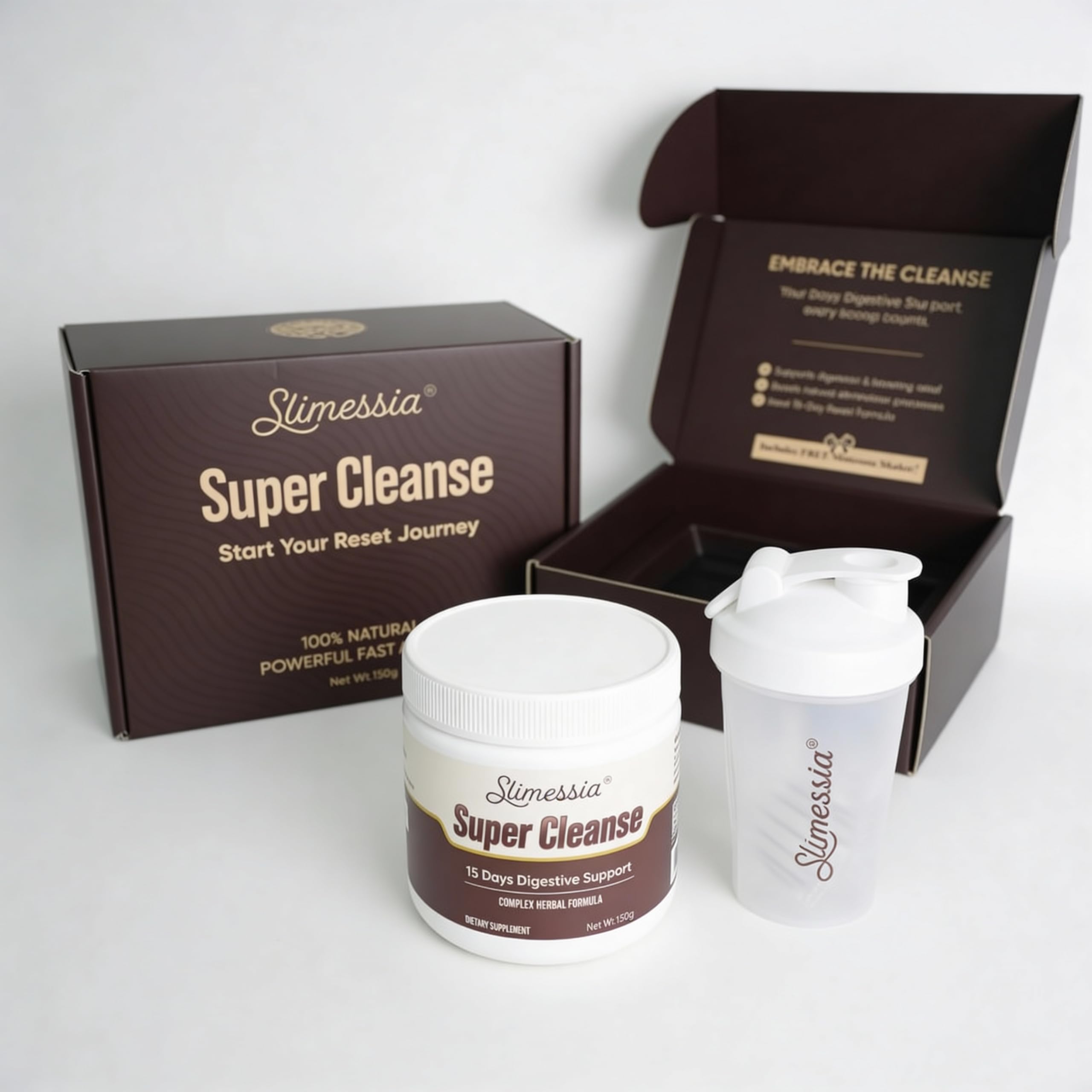 Robutop Slimessia Super Cleanse 400g jar front view