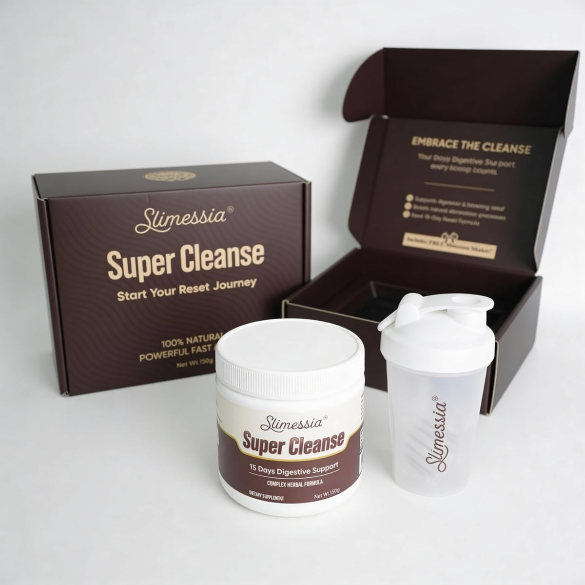 Robutop Slimessia Super Cleanse 400g jar front view