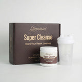 Robutop Slimessia Super Cleanse lifestyle scene with healthy foods