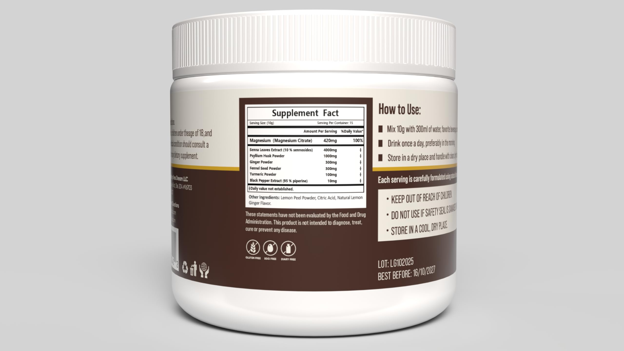 Robutop Slimessia Super Cleanse with fresh fruits