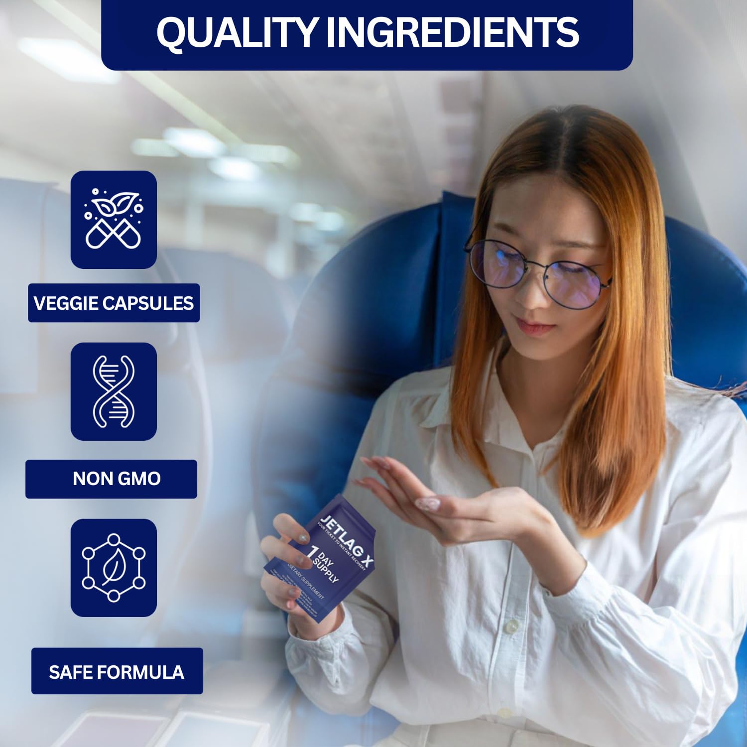 ROCK SOLID JetLagX packaging with product details
