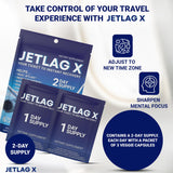 ROCK SOLID JetLagX veggie capsules in a packet