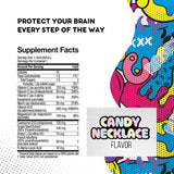 ROLLING BUDDY Rave Drink Shots back view with nutritional info