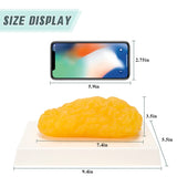 RONTEN 1lb Human Fat Replica model next to its stand