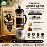 Rooster Brew Coffee Mushroom Coffee 283g back view
