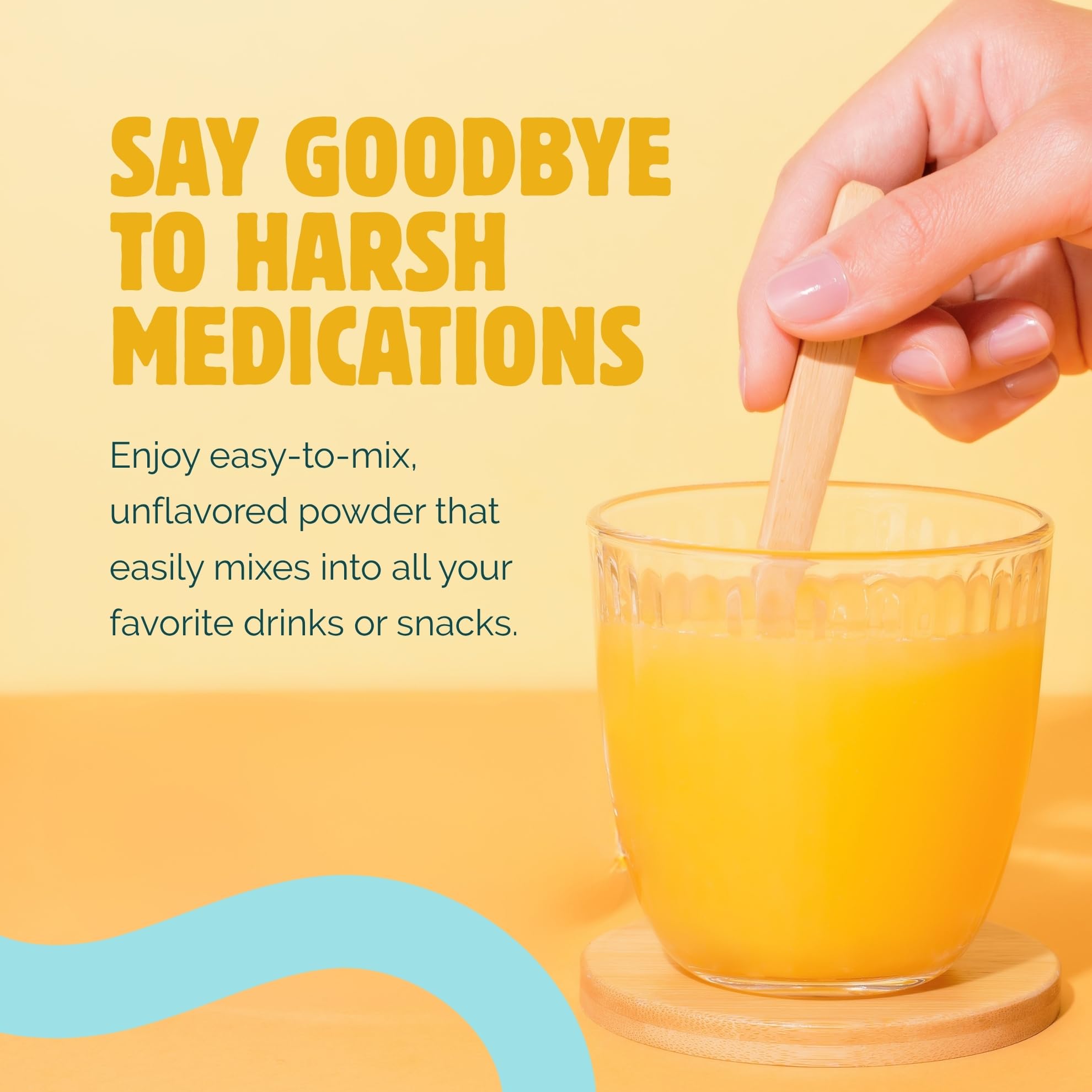 Root and Harmony Probiotic Powder for Kids ingredient list close-up