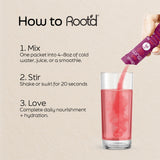 Root'd Multivitamin Drink Mix packaging details