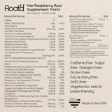 Root'd Multivitamin Drink Mix preparation with smoothie