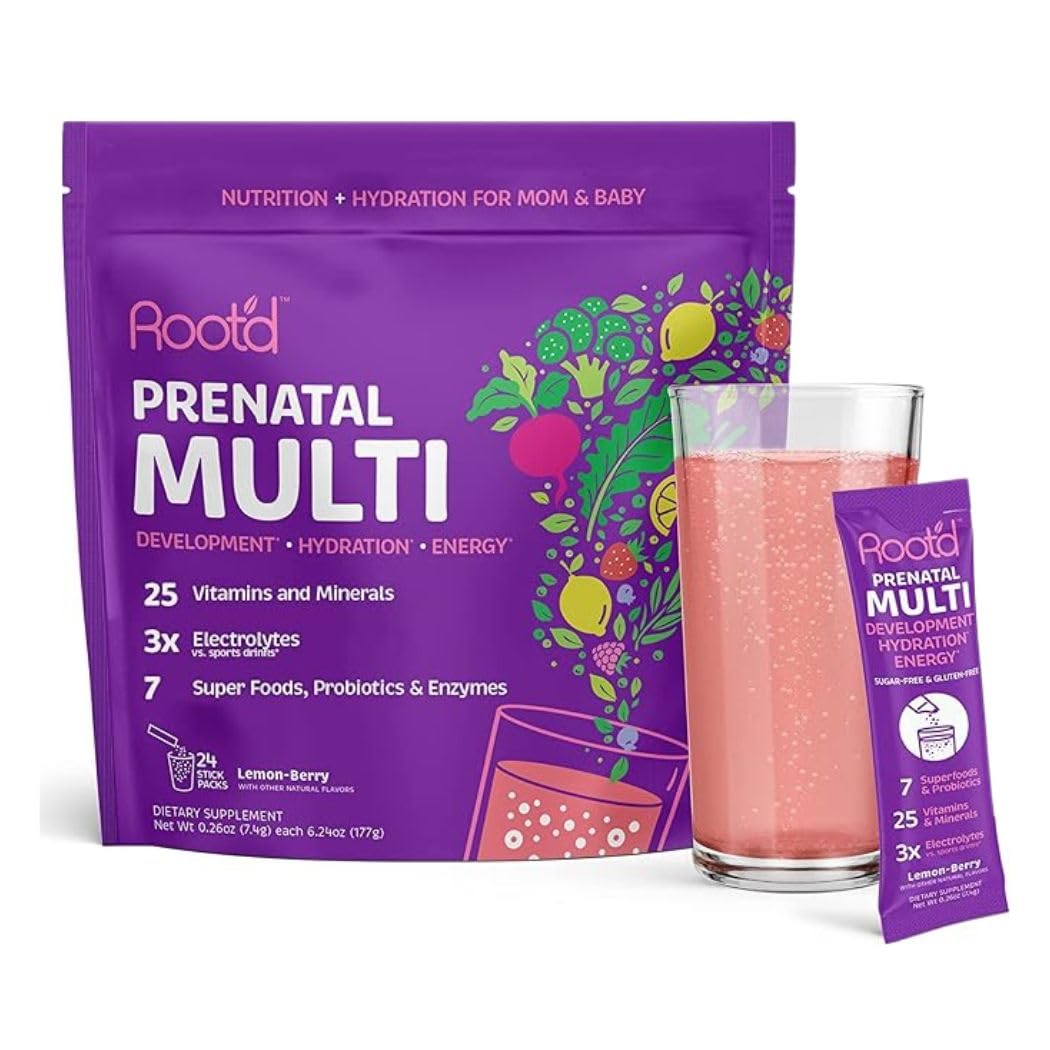 Root'd Prenatal Multivitamins 200g front view