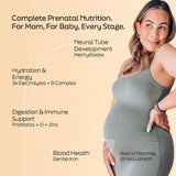Root'd Prenatal Multivitamins packaging side view