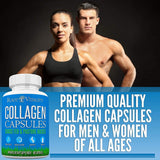 Root Vitality Collagen Peptides Capsules opened bottle