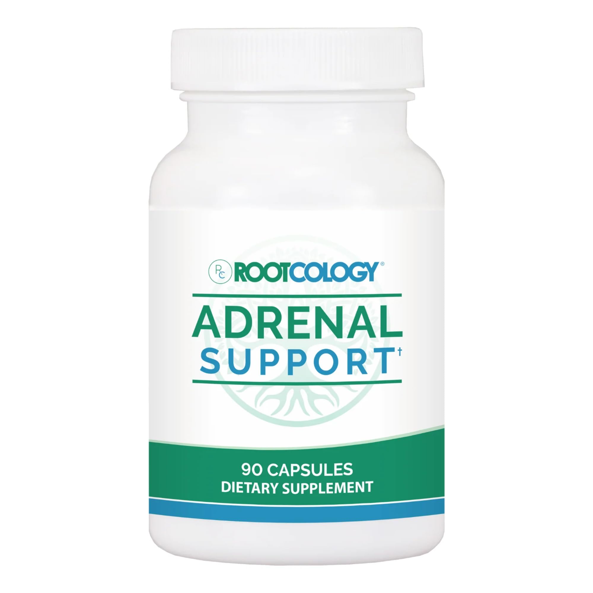 Rootcology Adrenal Support Supplement 68g front view