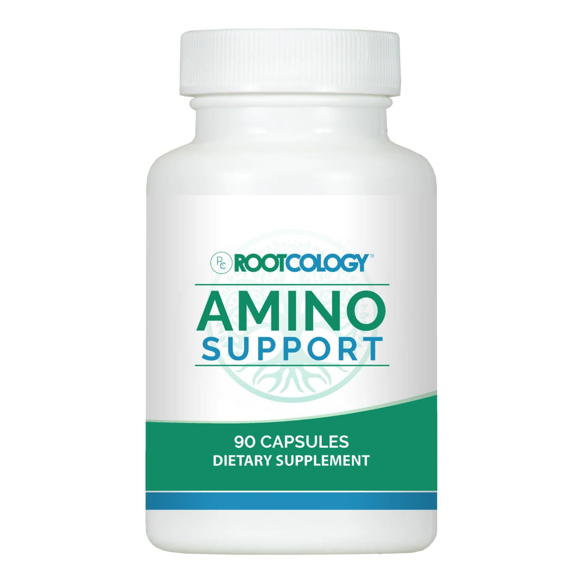 Rootcology Amino Support L-Glutamine 180 capsules front view