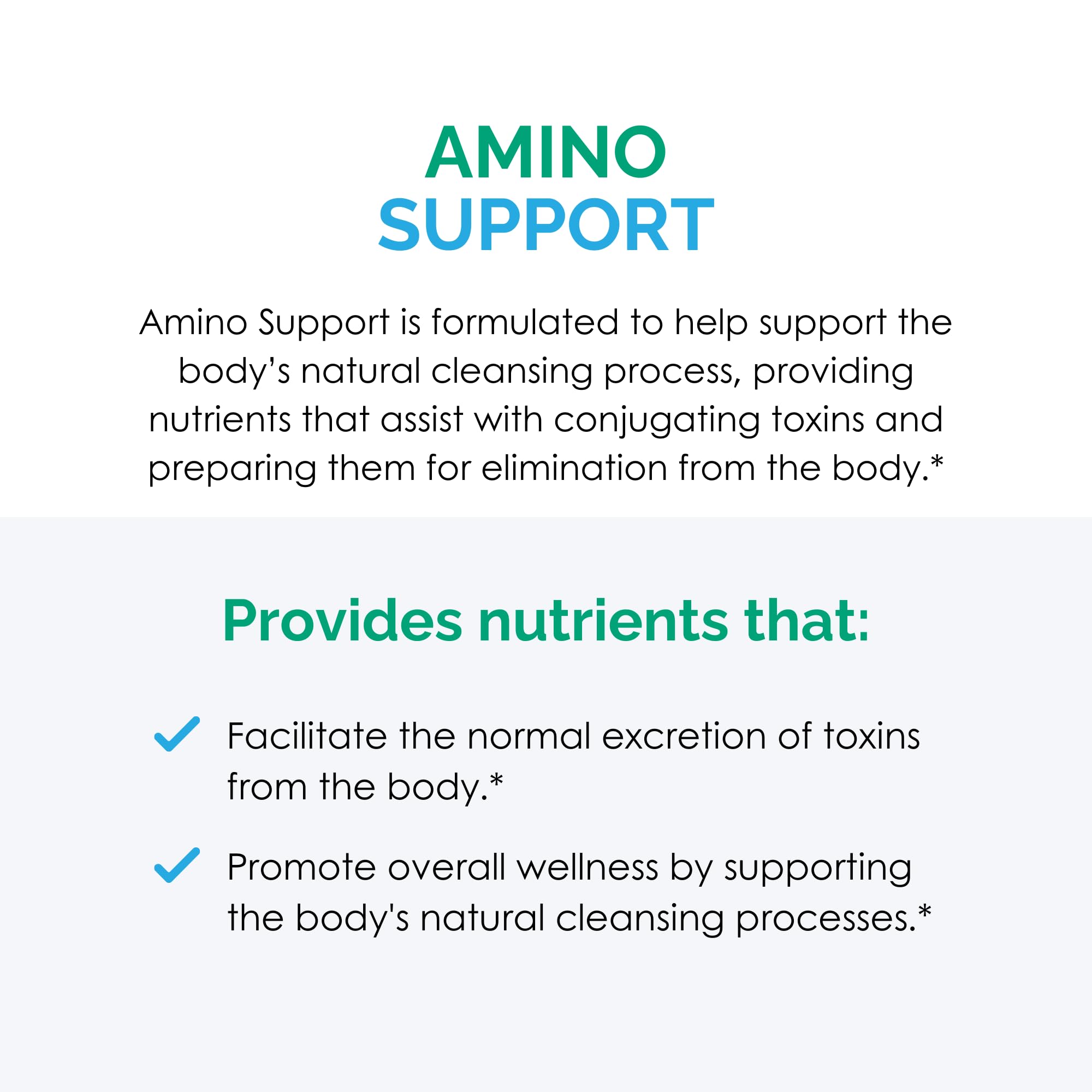 Rootcology Amino Support L-Glutamine capsules on a wooden table