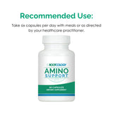 Rootcology Amino Support L-Glutamine with a measuring spoon