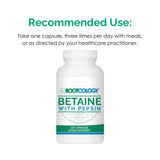 Rootcology Betaine with Pepsin 90 Capsules packaging details