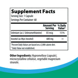 Rootcology Selenium + Myo-Inositol 191g side view with label details