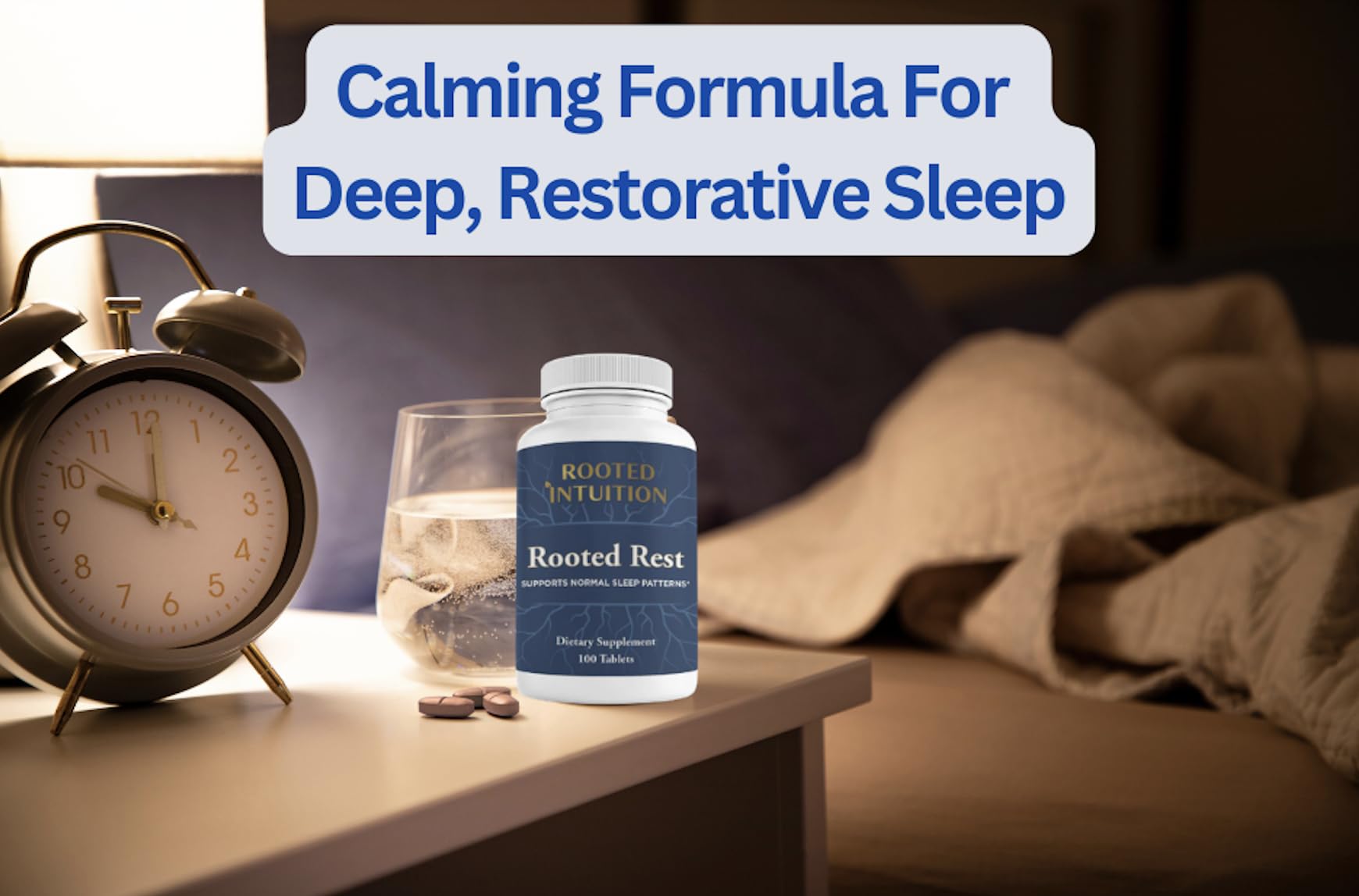 Rooted Intuition Natural Sleep Supplement ingredients list