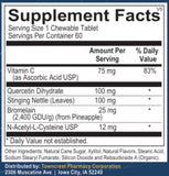Rooted Intuition Quercetin Chewables close-up of tablets