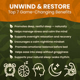 Rooterra Inner Bloom Sleep Gummies packaging side view