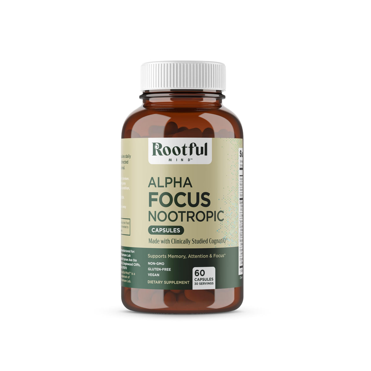 Rootful Mind 14-in-1 Nootropic Supplement front view