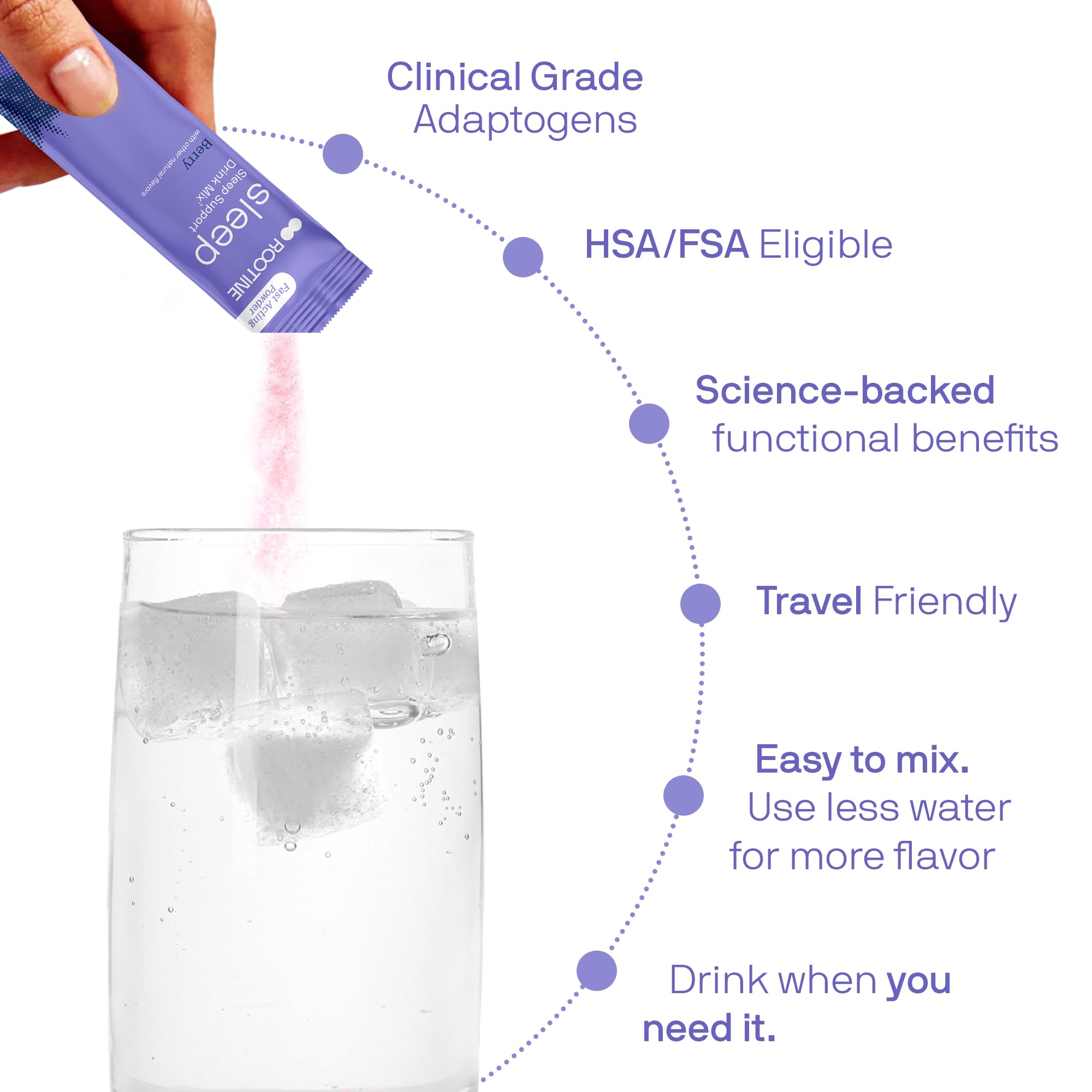 Rootine Calm Magnesium Powder ingredients list