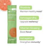 Rootine Stress Calming Drink Mix 50g back packaging view