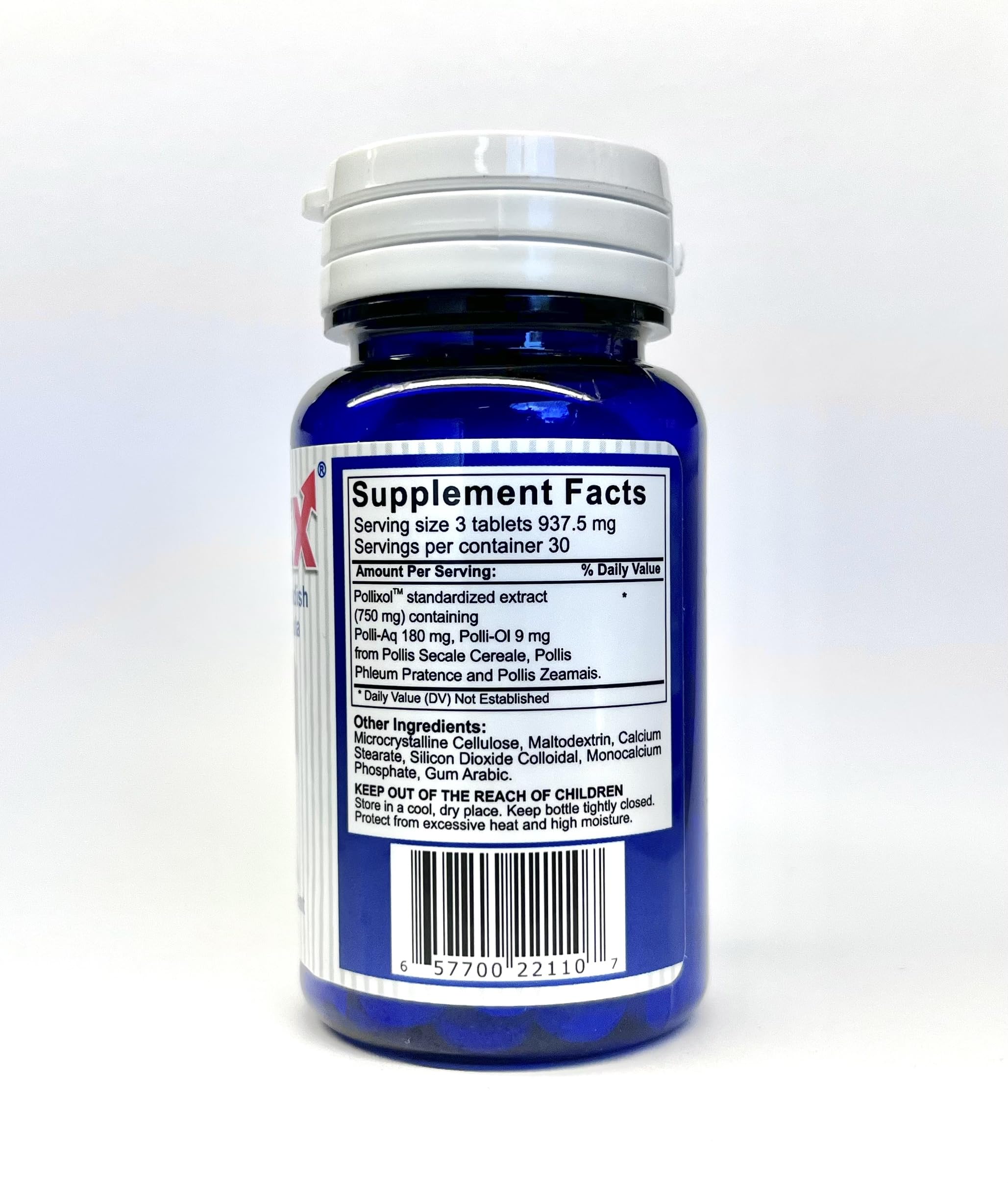ROPEX Blended Vitamin & Mineral Supplement back view showing ingredient list
