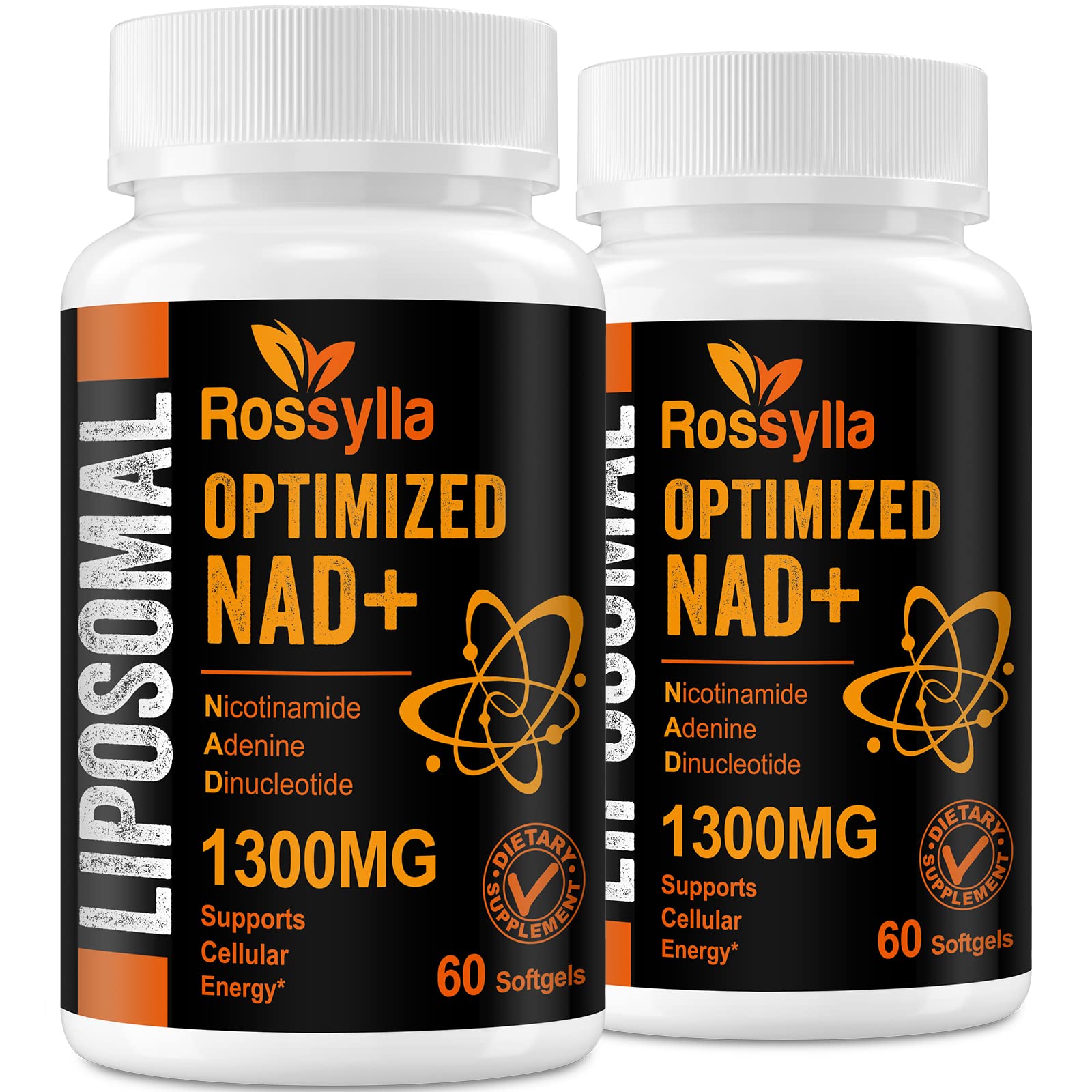 Rossylla Liposomal NAD+ Supplement 1300 mg softgel front view