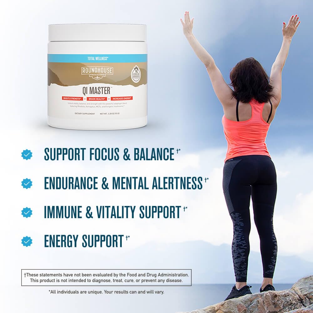 ROUNDHOUSE PROVISION Adaptogenic Mushroom Blend 93g back view