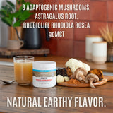 ROUNDHOUSE PROVISION Adaptogenic Mushroom Blend 93g ingredients list