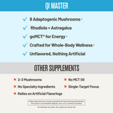ROUNDHOUSE PROVISION Adaptogenic Mushroom Blend 93g nutritional information