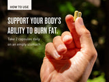 ROUNDHOUSE PROVISION Fat Burner Capsules close-up of capsules