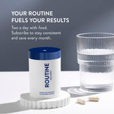 Routine Wellness Hair Growth Vitamins 60 Capsules close-up of capsules