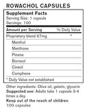 Rowachol Blended Vitamin & Mineral Supplement 100 Capsules packaging
