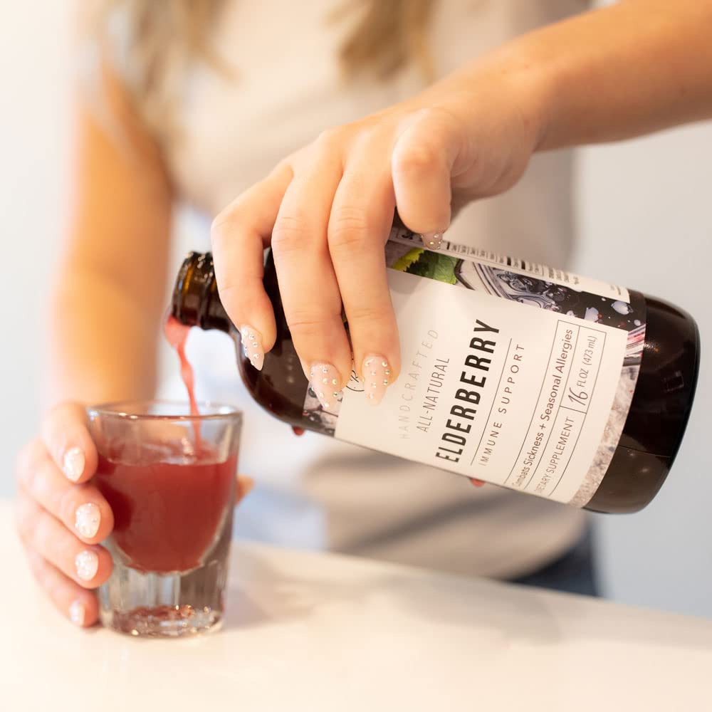 Rowe Casa Organics Elderberry Syrup 473ml ingredients list