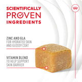 ROYAL CANIN Skin & Coat Health Supplement Soft Chews close-up of chews
