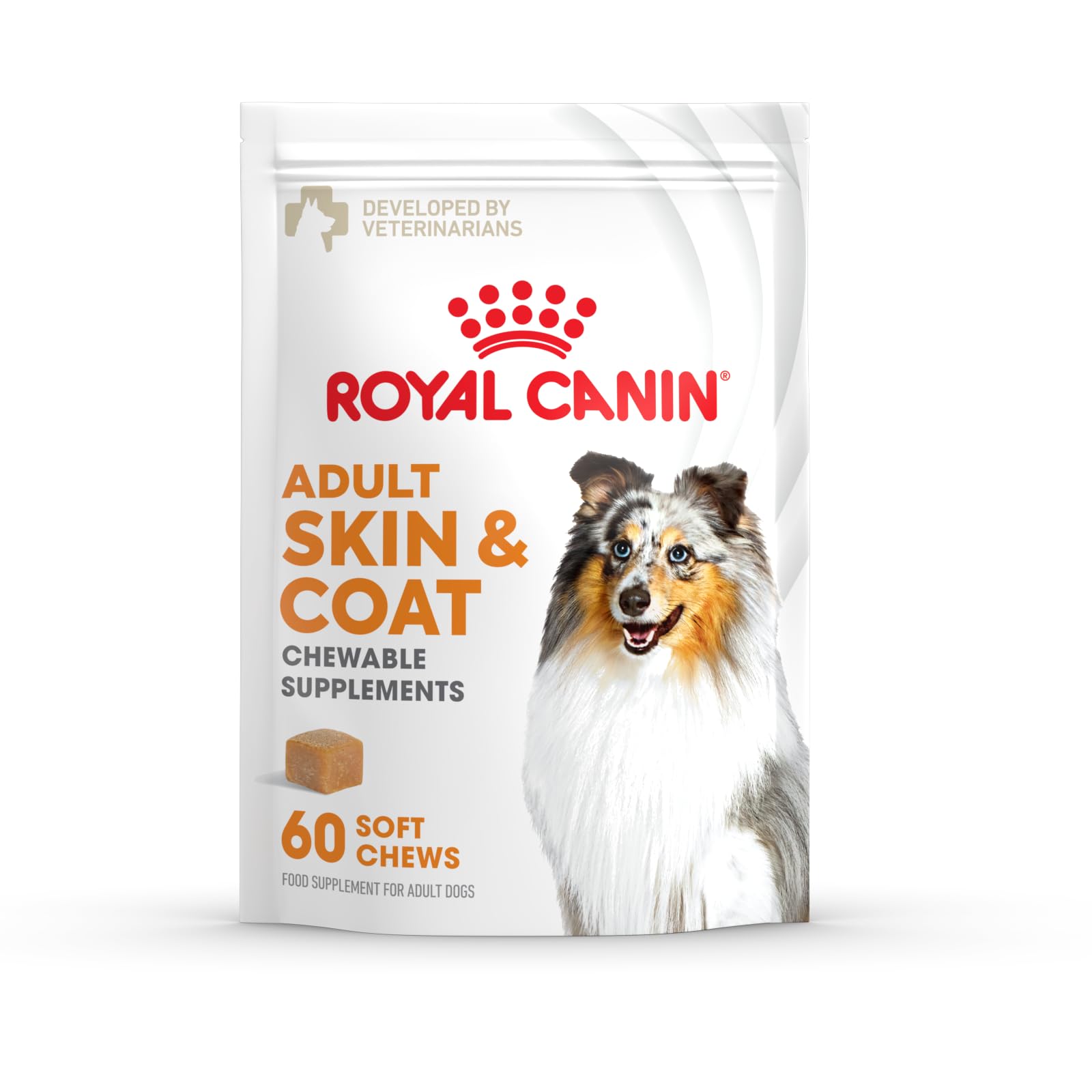 ROYAL CANIN Skin & Coat Health Supplement Soft Chews packaging front view