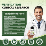 Royavita Ashwagandha Capsules 2400mg bottle with label