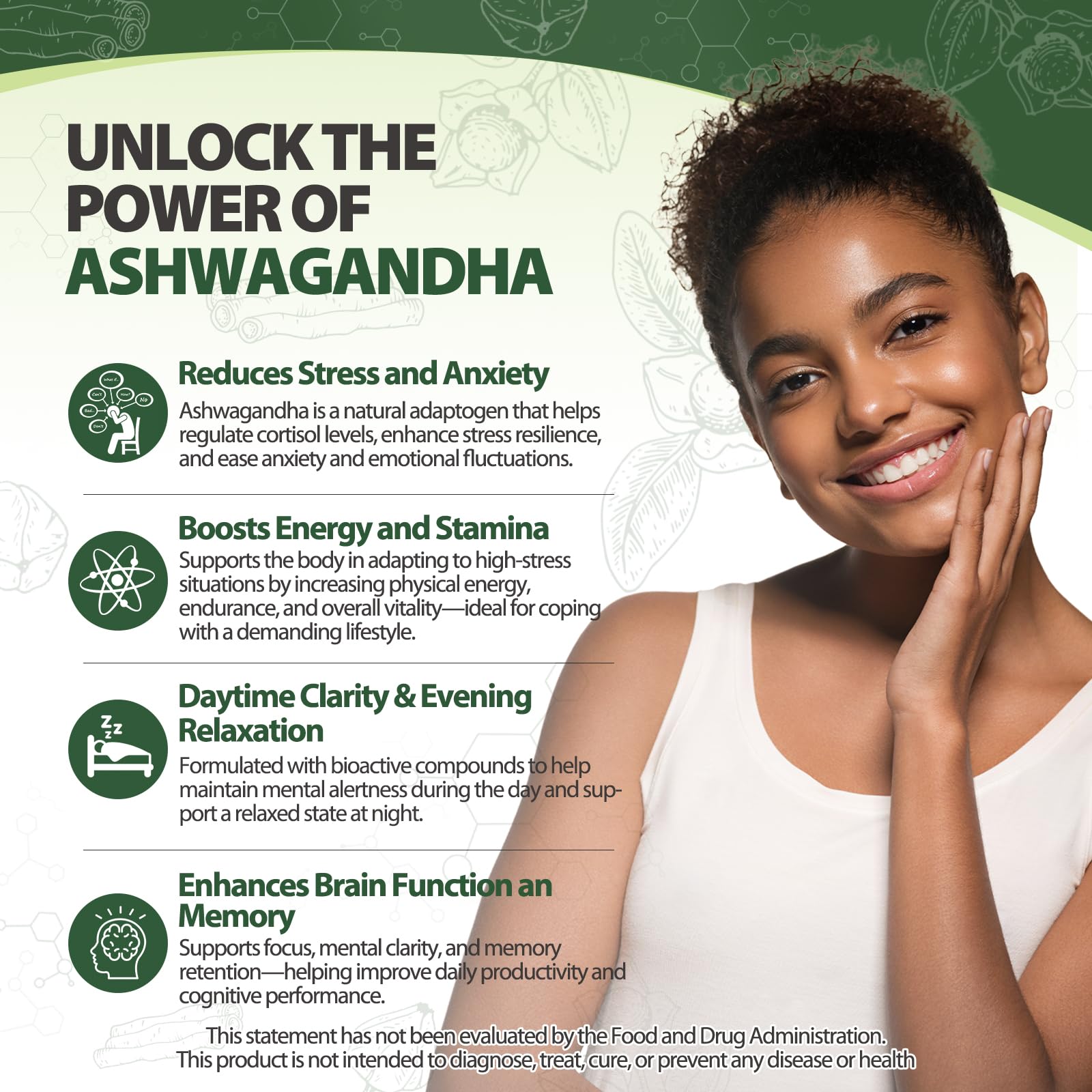 Royavita Ashwagandha Capsules 2400mg on a wooden surface