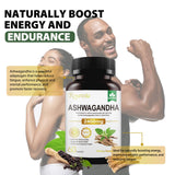 Royavita Ashwagandha Capsules 2400mg with measuring spoon