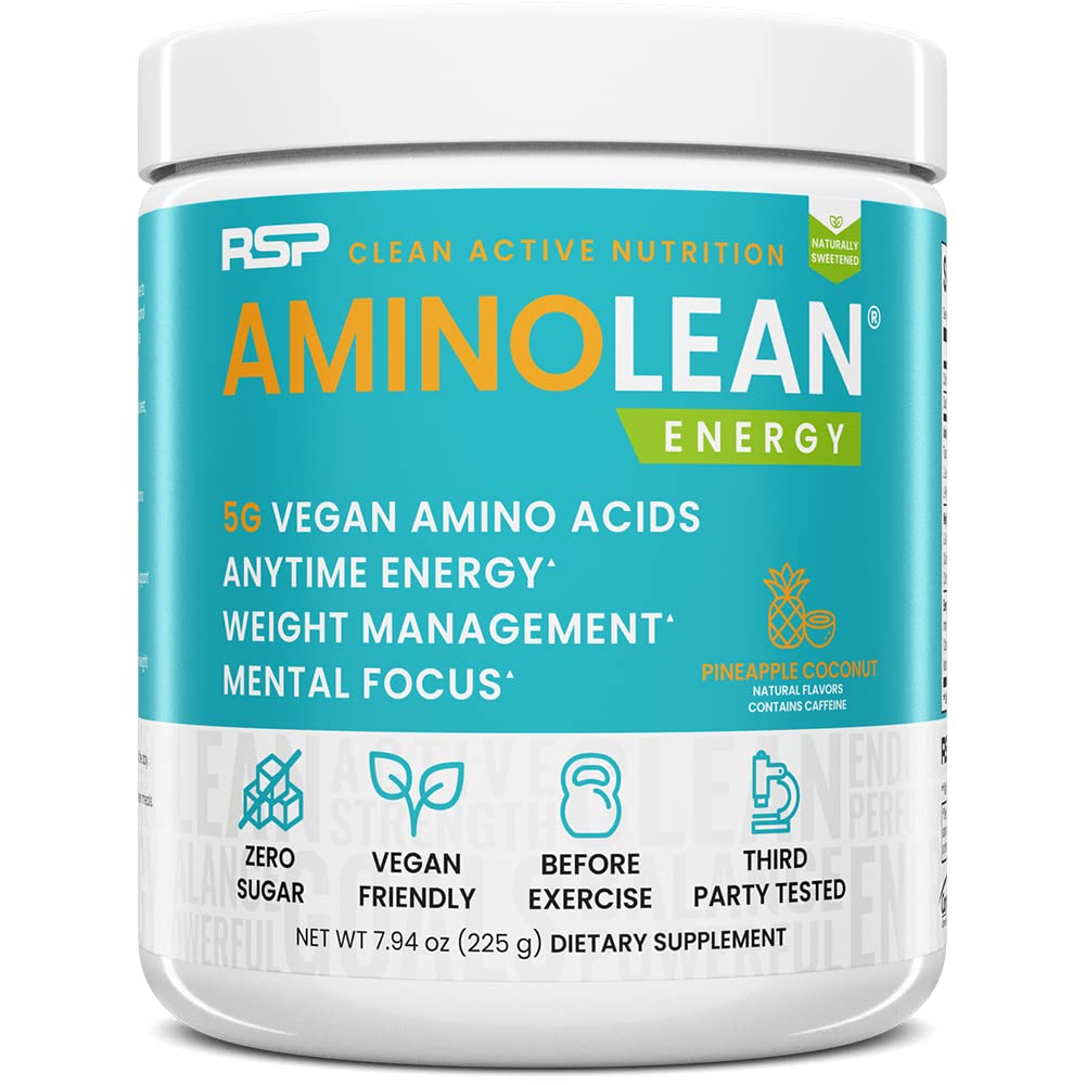 RSP NUTRITION AminoLean BCAA & EAA Powder front view