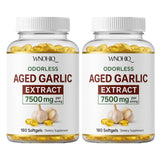 RTQSU Aged Garlic Softgels 1000mg front view