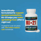 RU-21 Alcohol Support Supplement 60 Tablets side view
