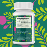 RUACAPS Mimosa Pudica Supplement bottle side view