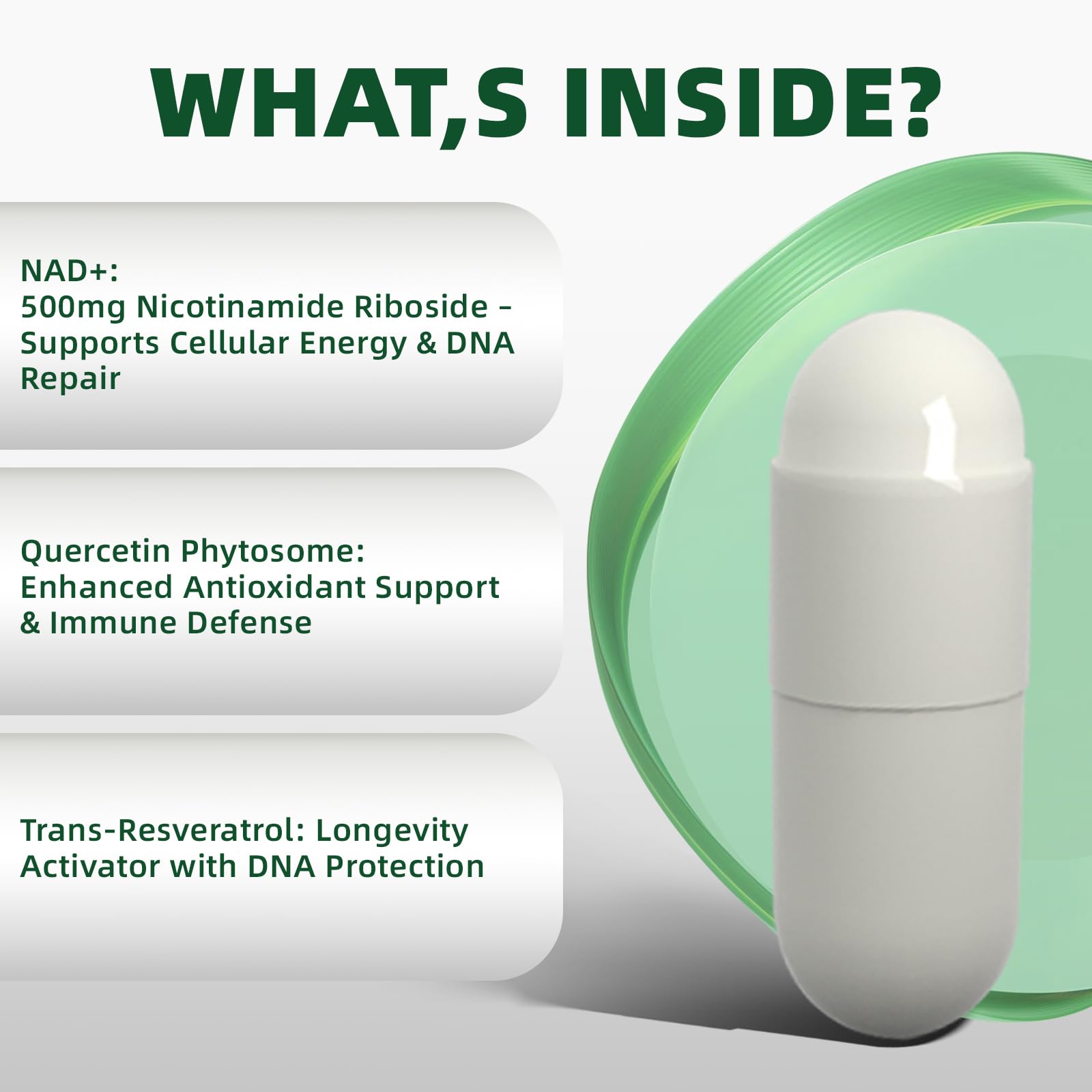 Rubimirez Resveratrol Supplement ingredients list
