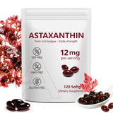 Ruduwu Astaxanthin Softgels 12mg front view of packaging